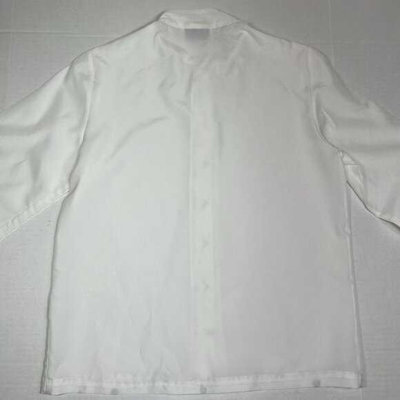 NEW ATTITUDES Russ Togs Women Ivory Button Down Long Sleeve Shirt Blouse 12 ?! - Picture 6 of 6